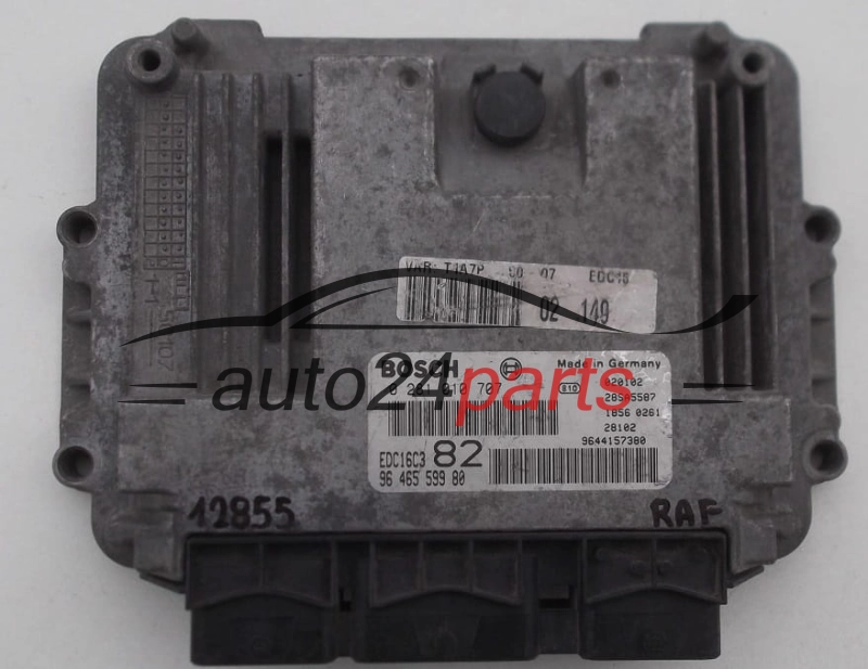 KOMPUTER STEROWNIK SILNIKA PEUGEOT 206 1.4 HDI BOSCH 0281010707 9646559980 9644157380 EDC16