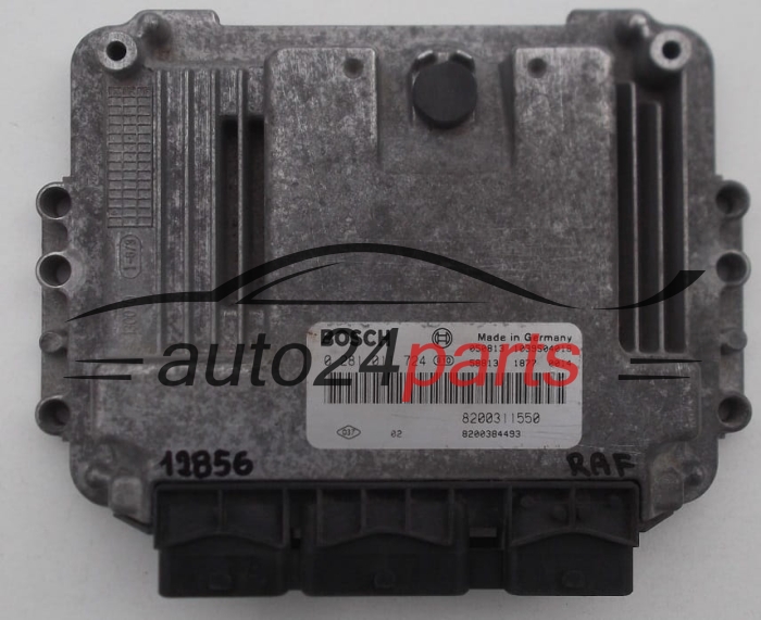 KOMPUTER STEROWNIK SILNIKA RENAULT ESPACE 2.2 DCI BOSCH 0281011724, 0 281 011 724, 8200311550 8200384493 1039S04018