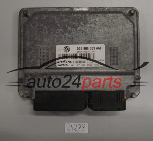 KOMPUTER STEROWNIK SILNIKA SEAT IBIZA SIEMENS 5WP44237 03, 5WP4423703, 03E 906 033 AM, 03E906033AM