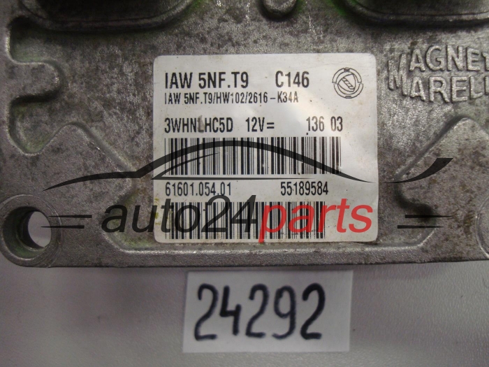KOMPUTER STEROWNIK SILNIKA FIAT STILO 1.6 Magneti Marelli IAW 5NF.T9, IAW5NFT9, 55189584