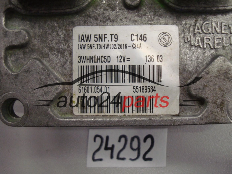 KOMPUTER STEROWNIK SILNIKA FIAT STILO 1.6 Magneti Marelli IAW 5NF.T9, IAW5NFT9, 55189584