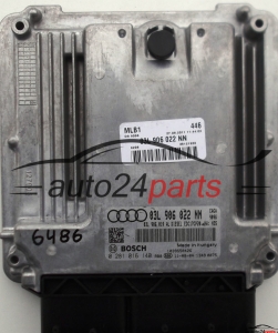 CALCULATEUR MOTEUR AUDI A4 2.0 TDI BOSCH 0 281 016 140, 0281016140, 03L 906 022 NN, 03L906022NN 