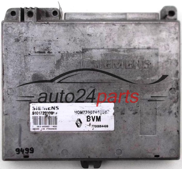 KOMPUTER STEROWNIK SILNIKA RENAULT, SIEMENS S101720102 F, S101720102F, HOM7700745986, 7700745986 