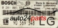 OPEL VECTRA 2.0 DTI X20DTH BOSCH 0281001634, 90569348, 90 569 348 LG