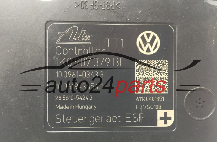 ABS POMPA I STEROWNIK SKODA YETI 1K0614517DC, 10.0212-0656.4, 10021206564, 1K0907379BE