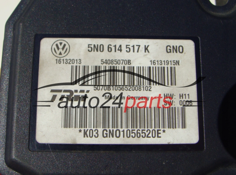 ABS POMPA I STEROWNIK VOLKSWAGEN TIGUAN 5N0614517K, 16132013, 54085070B