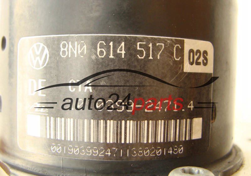 ABS POMPA I STEROWNIK AUDI 8N0614517C, 10.0399-2471.4, 10039924714, 8N0907379E