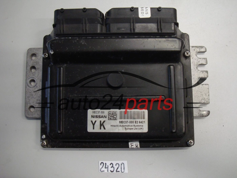 KOMPUTER STEROWNIK SILNIKA NISSAN MICRA 1.2 MEC37-300 YK, MEC37300, MEC37-300 G2, MEC37300G2