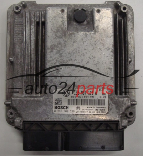 KOMPUTER STEROWNIK SILNIKA SKODA OCTAVIA 2.0 TFSI BOSCH 0 261 S02 339, 0261S02339, 1Z0 907 115 A, 1Z0907115A, 8P0907115B, MED9.1