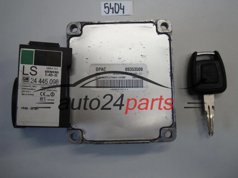 OPEL ASTRA G CORSA C ZAFIRA A DELPHI DELCO 09353509 DPAC, 09353509DPAC, HSFI-2.1