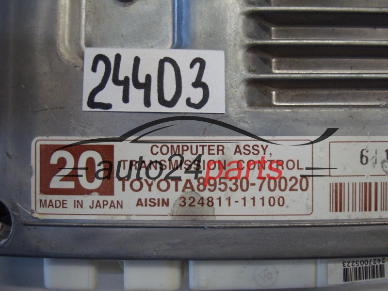 STEROWNIK SKRZYNI AUTOMATYCZNEJ TOYOTA 89530-70020, 8953070020, 324811-11100, 32481111100
