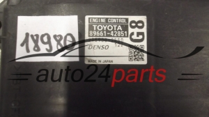 KOMPUTER STEROWNIK SILNIKA TOYOTA RAV4 2.2D DENSO 275900-2550, 2759002550, 89661-42851, 8966142851 - 