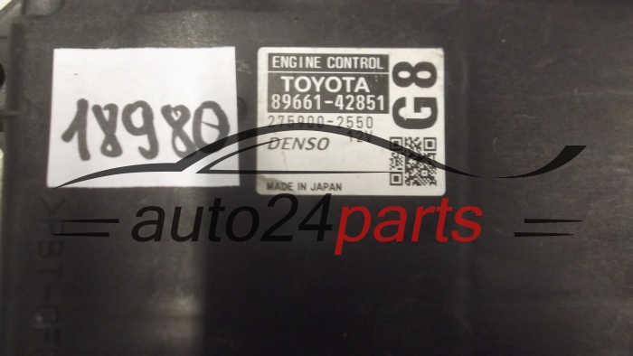 KOMPUTER STEROWNIK SILNIKA TOYOTA RAV4 2.2D 89661-42851, 8966142851, 275900-2550, 2759002550