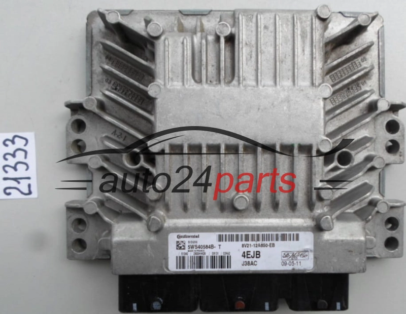 KOMPUTER STEROWNIK SILNIKA FORD S-MAX, C-MAX, 5WS40584B-T, 5WS40584BT, 4EJB J38AC, 8V21-12A650-EB, 8V2112A650EB