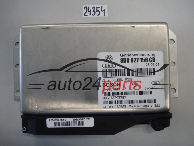 STEROWNIK SKRZYNI AUTOMATYCZNEJ AUDI A4 A6 1.9 TDI BOSCH 0 260 002 674, 0260002674, 8D0 927 156 CB, 8D0927156CB