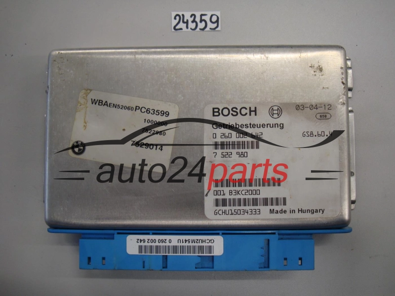 STEROWNIK SKRZYNI AUTOMATYCZNEJ BMW E39 E46 325 BOSCH 0 260 002 642, 0260002642, 7 522 980, 7522980