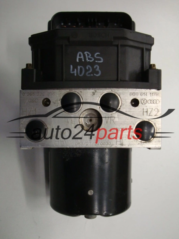 ABS POMPA I STEROWNIK SEAT SKODA VOLKSWAGEN BOSCH 0 265 222 006, 0265222006, 6Q0 614 117 B, 6Q0614117B, 0 265 800 003, 0265800003, 6Q0 907 379, 6Q0907379