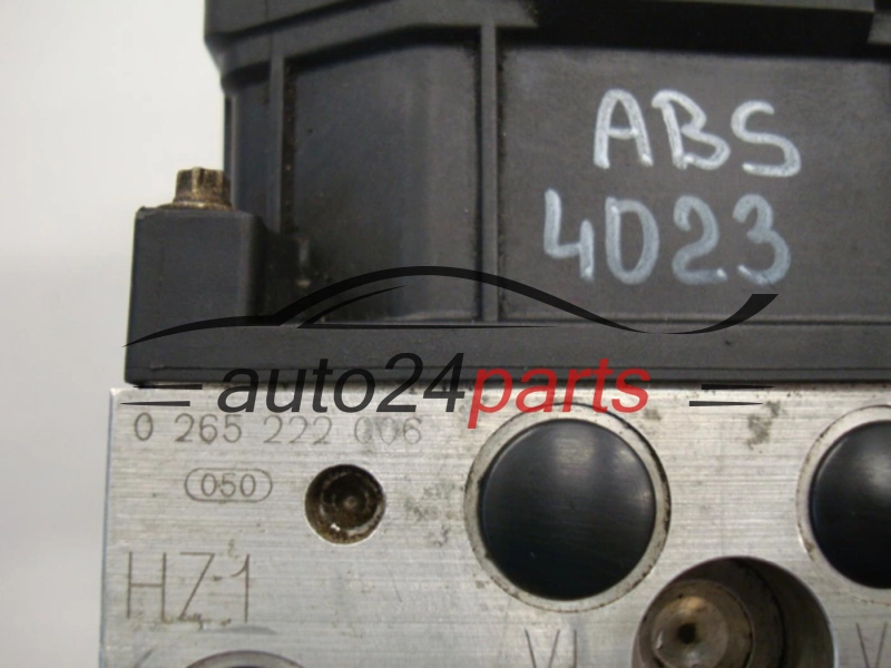 ABS POMPA I STEROWNIK SEAT SKODA VOLKSWAGEN BOSCH 0 265 222 006, 0265222006, 6Q0 614 117 B, 6Q0614117B, 0 265 800 003, 0265800003, 6Q0 907 379, 6Q0907379