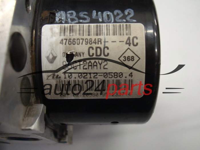 RENAULT 476607984R, 10.0212-0580.4, 10021205804, 28.5611-3603.3, 28561136033