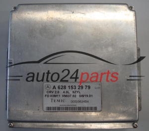 CALCULATEUR MOTEUR MERCEDES W211 W220 4.0 CDI A 628 153 29 79, A6281532979, 00008858A3