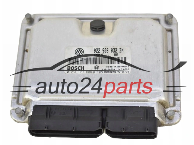 KOMPUTER STEROWNIK SILNIKA VOLKSWAGEN PHAETON 3.2 022906032BN, 0261207688, 022 906 032 BN, 0 261 207 688