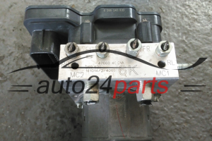 POMPE HYDRAULIQUE ET CALCULATEUR d'ABS NISSAN X-TRAIL 47660 4CC1A, 476604CC1A, 0265243833, 0265956165