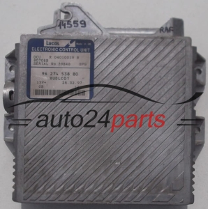 MOTORSTEUERGERÄT ECU STEUERGERÄT CITROEN XANTIA PEUGEOT 406 2.1 9627453880, 96 274 538 80 XUDLC01, DCU R 04010019 B, R04010019B 80708B 