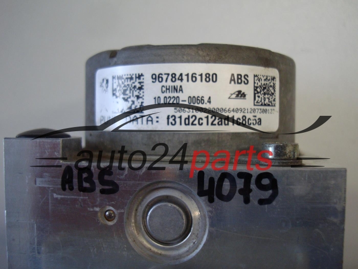 ABS POMPA I STEROWNIK CITROEN C3 9678416180, ATE 10.0220-0066.4, 10022000664, 10.0915-1160.3, 10091511603