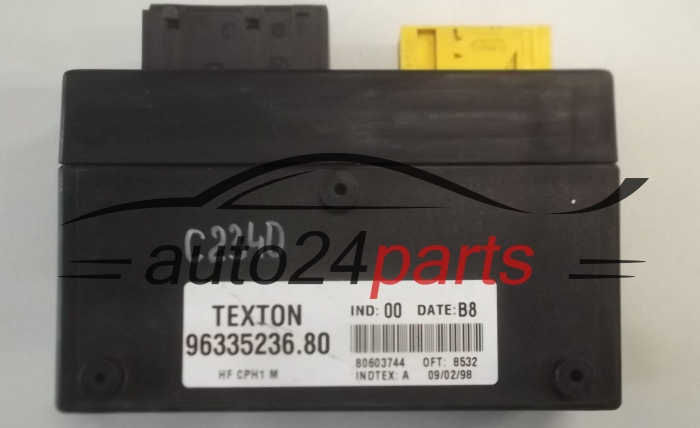 CENTRALKA MODUL STEROWNIK KOMFORTU CITROEN XSARA TEXTON 96335236.80, 9633523680, 91038535 -
