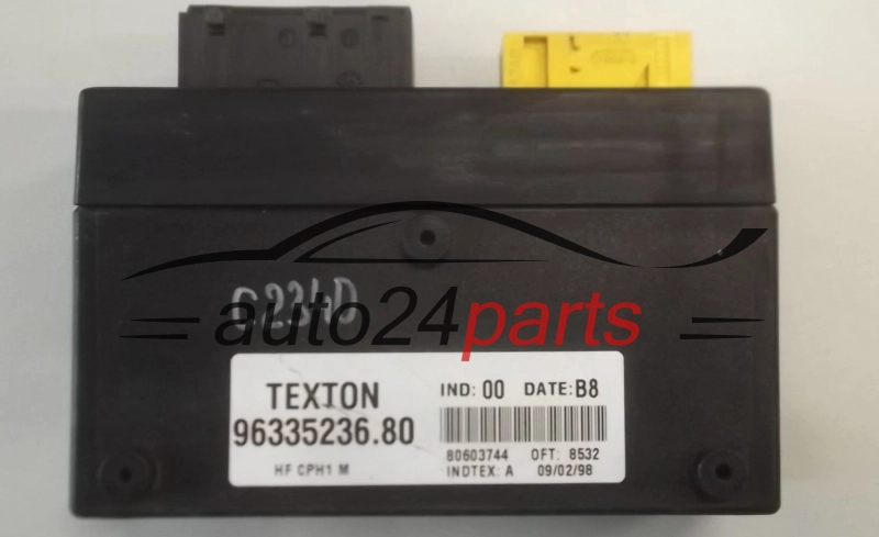 CENTRALKA MODUL STEROWNIK KOMFORTU CITROEN XSARA TEXTON 96335236.80, 9633523680, 91038535 -