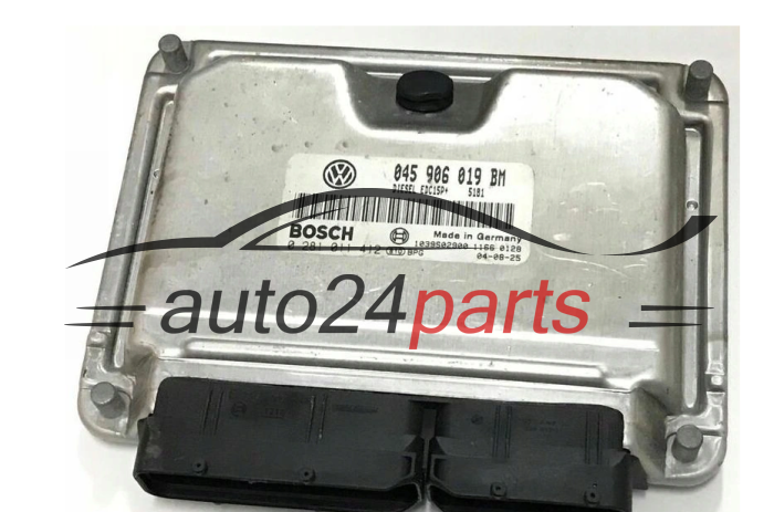 KOMPUTER STEROWNIK SILNIKA SKODA BOSCH 0 281 011 412, 0281011412, 045906019BM