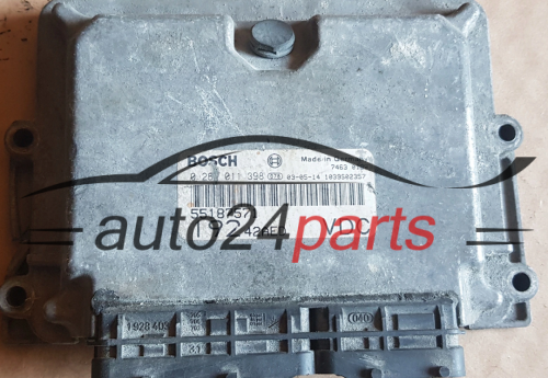 KOMPUTER STEROWNIK SILNIKA FIAT BOSCH 0 281 011 398, 0281011398, 55187571