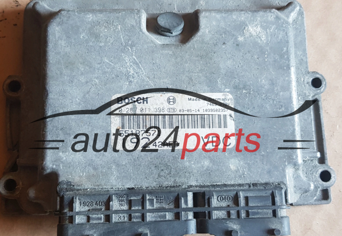 KOMPUTER STEROWNIK SILNIKA FIAT BOSCH 0 281 011 398, 0281011398, 55187571