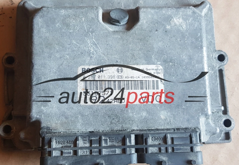 KOMPUTER STEROWNIK SILNIKA FIAT BOSCH 0 281 011 398, 0281011398, 55187571
