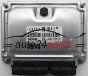 MOTORSTEUERGERÄT ECU STEUERGERÄT AUDI A4 1.9 TDI AWX 038 906 019 FP, 038906019FP, BOSCH 0 281 010 729, 0281010729, 28SA5353 
