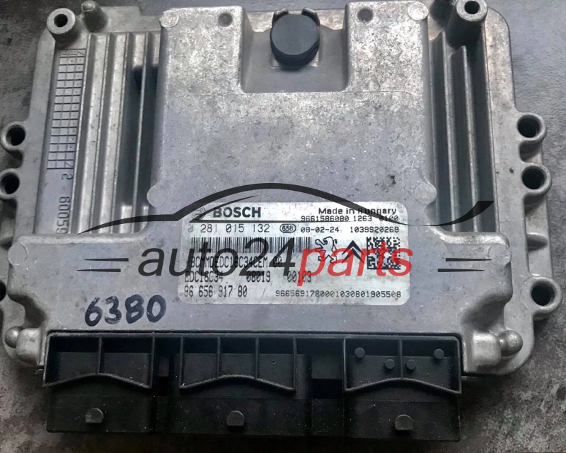 KOMPUTER STEROWNIK SILNIKA CITROEN BOSCH 0 281 015 132, 0281015132, 9665691780