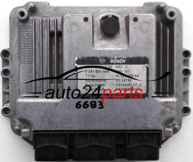 FORD FOCUS 1.6 TDCI BOSCH 0 281 B01 648, 0281B01648, 96 523 688 8A, 965236888A