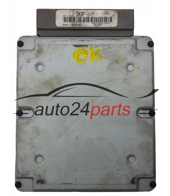 KOMPUTER STEROWNIK SILNIKA FORD 96AB-12A650-HE, 96AB12A650HE SKIP