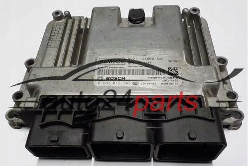 KOMPUTER STEROWNIK SILNIKA FORD 0 281 019 143, 0281019143, BV21-12A650-AAD, BV2112A650AAD