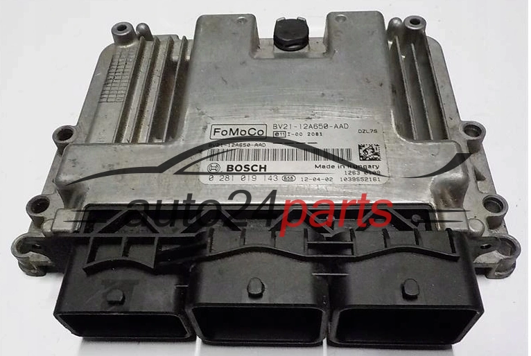 KOMPUTER STEROWNIK SILNIKA FORD 0 281 019 143, 0281019143, BV21-12A650-AAD, BV2112A650AAD