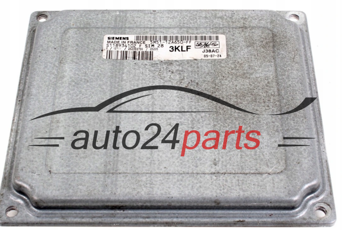 KOMPUTER STEROWNIK SILNIKA FORD S118934102F, 5M51-12A650-FF, 5M5112A650FF, SIM 28