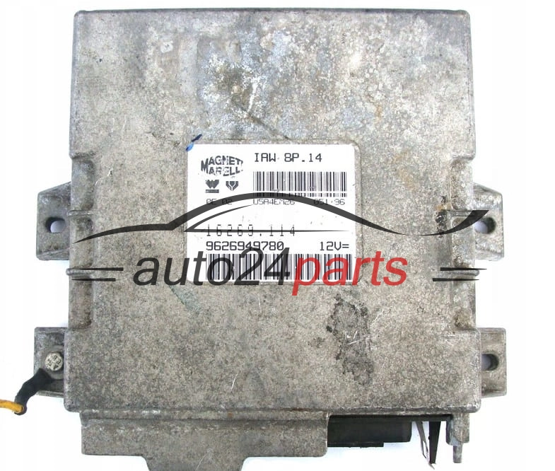 KOMPUTER STEROWNIK SILNIKA PEUGEOT 406 MAGNETI MARELLI IAW 8P.14, IAW8P14, 9626949780