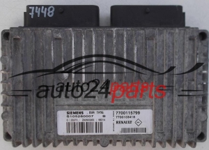 MOTORSTEUERGERÄT ECU STEUERGERÄT RENAULT MEGANE S105280007 B, 7700115799