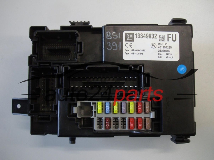 CENTRALKA MODUL BSI OPEL MERIVA 1.3 CDTI Delphi 28270809, GM 13349932 FU