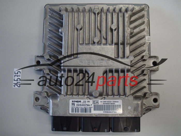 KOMPUTER STEROWNIK SILNIKA CITROEN C6, PEUGEOT 407/607 2.7 HDI, 5WS40379A-T, 5WS40379AT, SW9658198080, HW9648237680