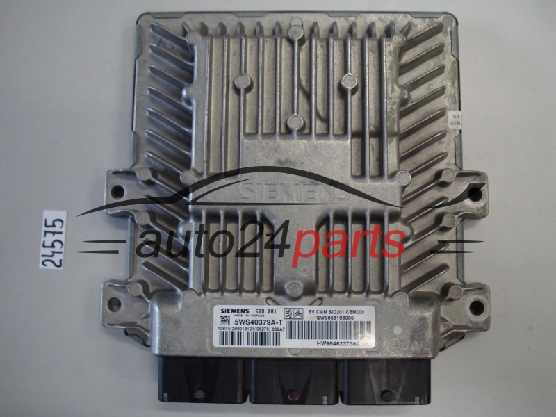 KOMPUTER STEROWNIK SILNIKA CITROEN C6, PEUGEOT 407/607 2.7 HDI, 5WS40379A-T, 5WS40379AT, SW9658198080, HW9648237680