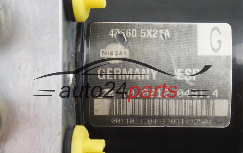 ABS POMPA I STEROWNIK NISSAN NAVARA 10.0212-0491.4, 10021204914, 476605X21A, 10.0926-3390.3, 10092633903