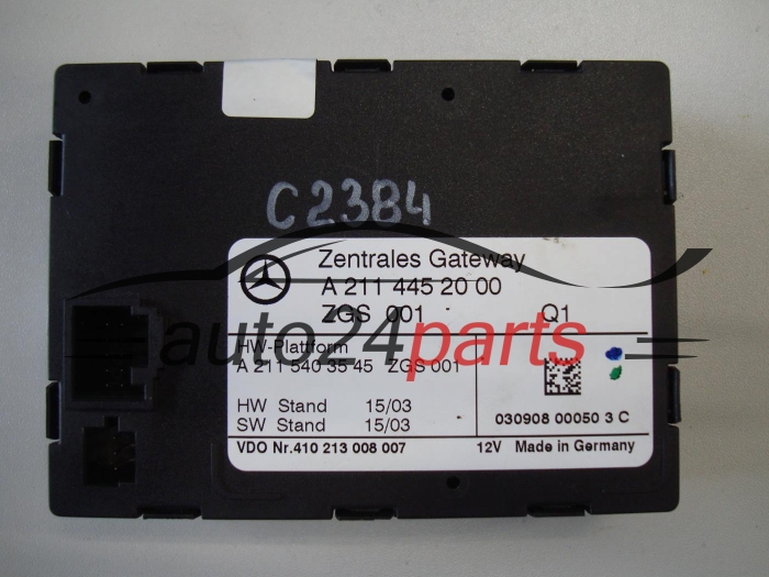 CENTRALKA MODUL ZAMKA MERCEDES BENZ A2114452000, A 211 445 20 00