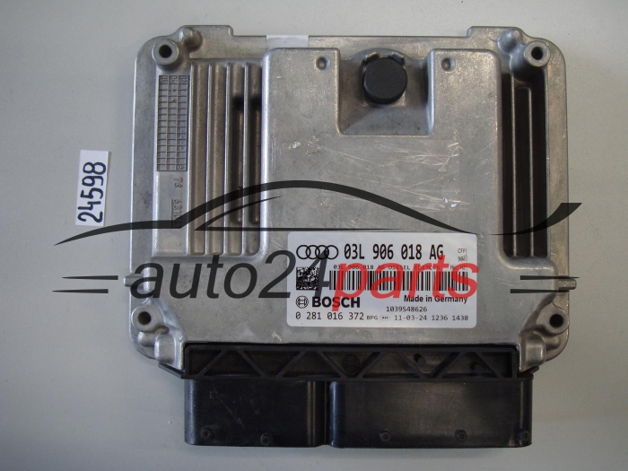 KOMPUTER STEROWNIK SILNIKA AUDI A3 2.0 TDI BOSCH 0 281 016 372, 0281016372, 03L 906 018 AG, 03L906018AG, EDC17C46