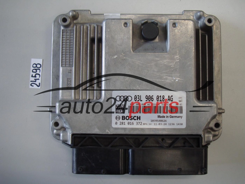 KOMPUTER STEROWNIK SILNIKA AUDI A3 2.0 TDI BOSCH 0 281 016 372, 0281016372, 03L 906 018 AG, 03L906018AG, EDC17C46